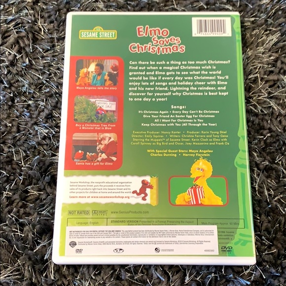 4 SESAME STREET Elmo Preschool Toddler DVDs - Picture 11 of 15